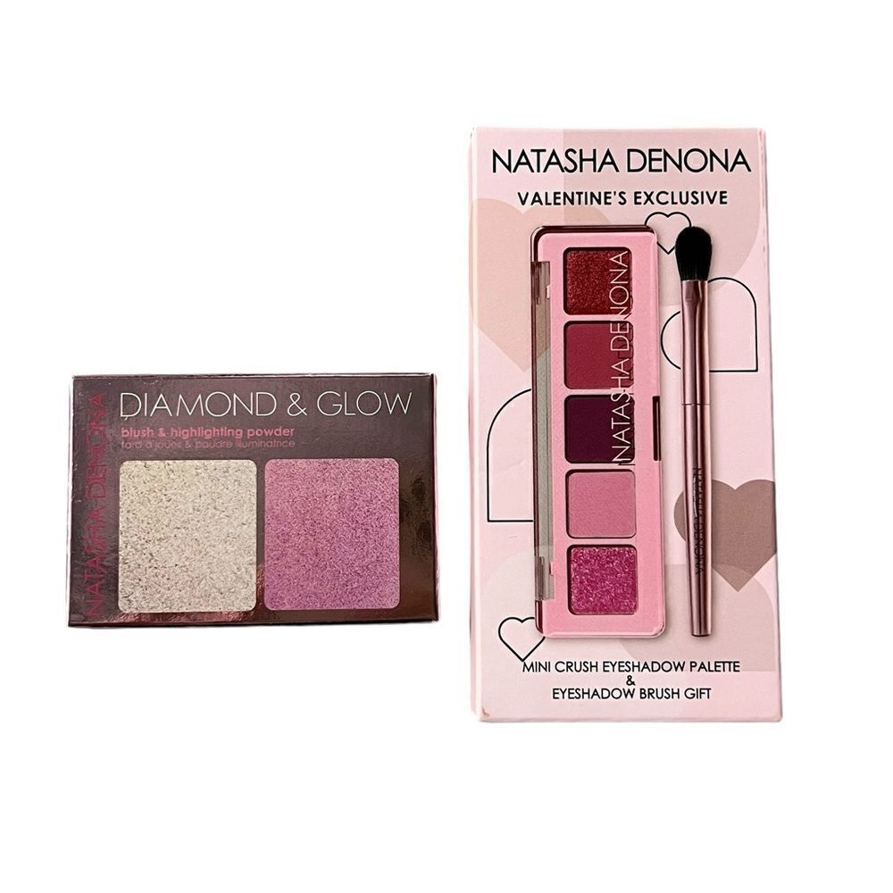 NEW Natasha Denona Mini Crush 5 Shade Palette + Rose and cheek duo NWB